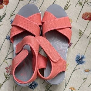 Women's Coral Clarks Sandals